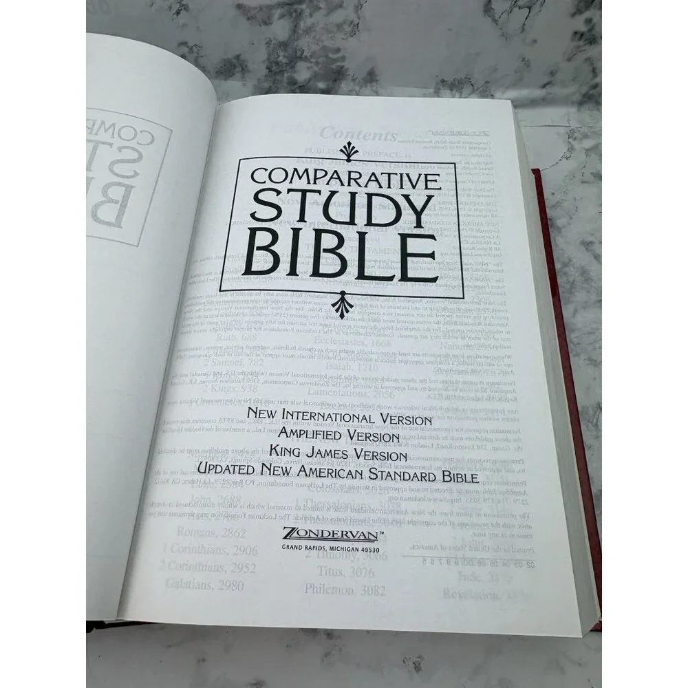 *Comparative Study Bible NIV Amplified Updated KJV NASB